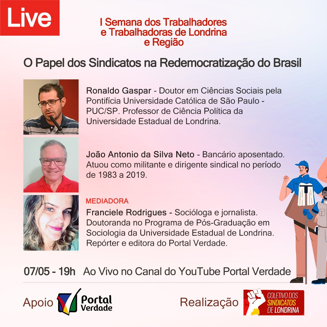 I Semana dos Trabalhadores e Trabalhadoras de Londrina e Região